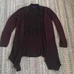 Apt. 9 Red and Black Cardigan